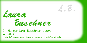 laura buschner business card